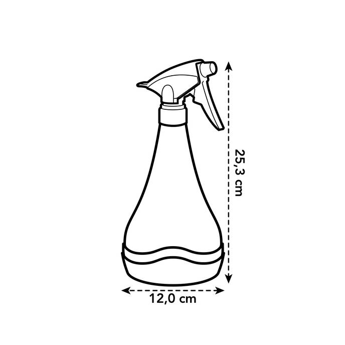 aquarius sprayer 0,7ltr antraciet